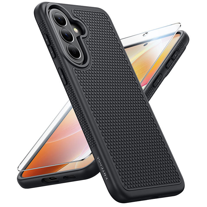 Samsung Galaxy A57 Shock Protection Cell Phone Case Sturdy Cover with Non-Slip Texture