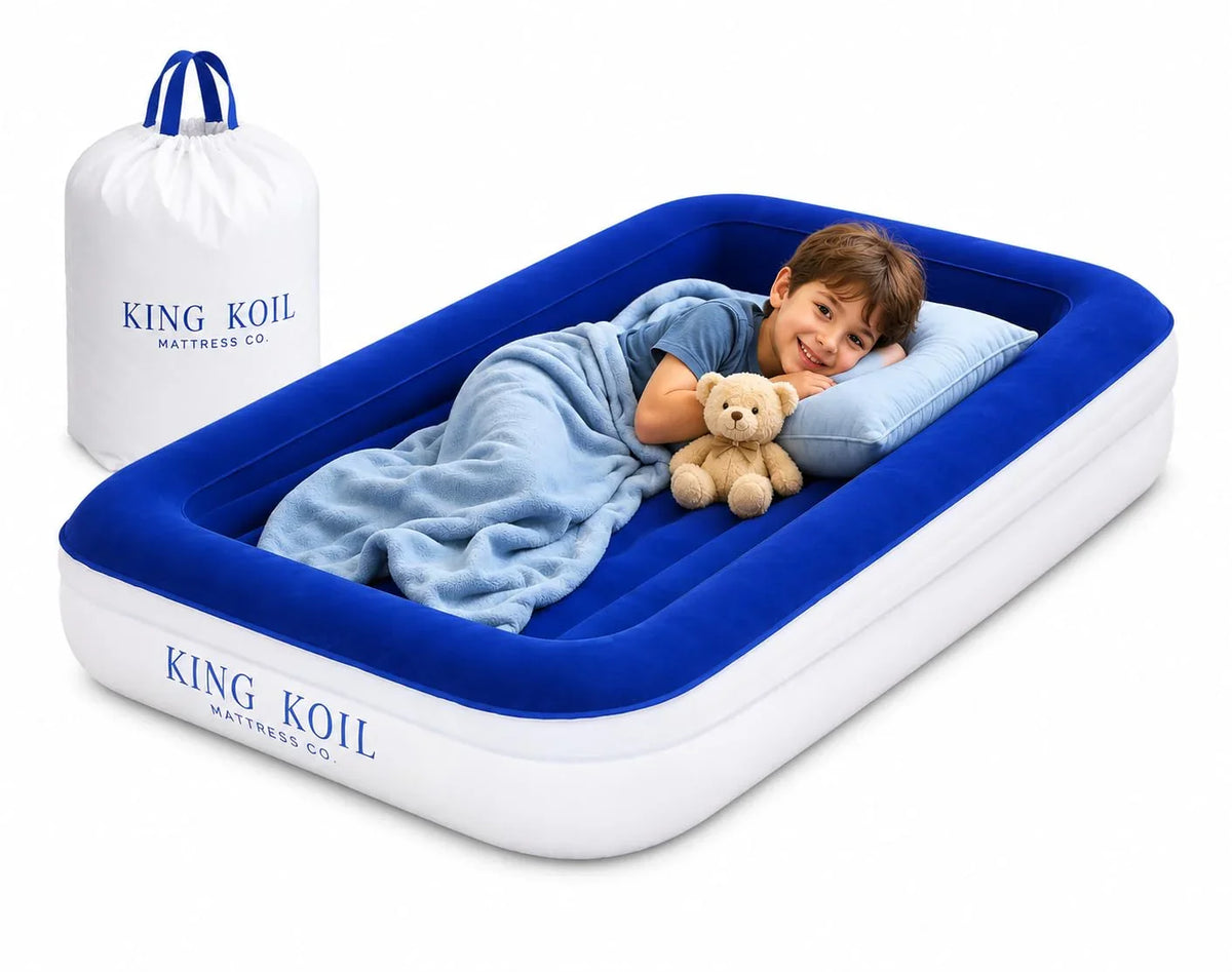King Koil Luxury Air Mattress with High Speed Built-in Pump