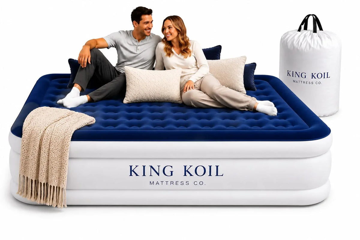King Koil Luxury Air Mattress with High Speed Built-in Pump