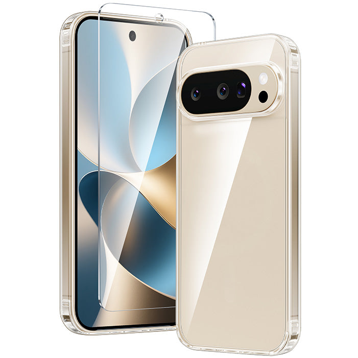 Google Pixel 10 Pro XL/ 9 Pro XL Case: Clear Slim Anti Yellowing Shockproof Protective Phone Cases