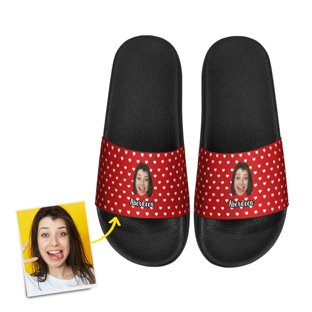 Custom Face Photo Seesaw Women's Slide Sandals
