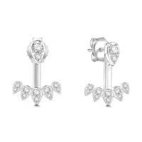 Raindrop Stud Earrings Sterling Silver Gifts For Girlfriend Girls