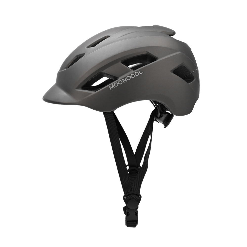 MC Bike Protective Helmet /LED Light - Cool Gray / L