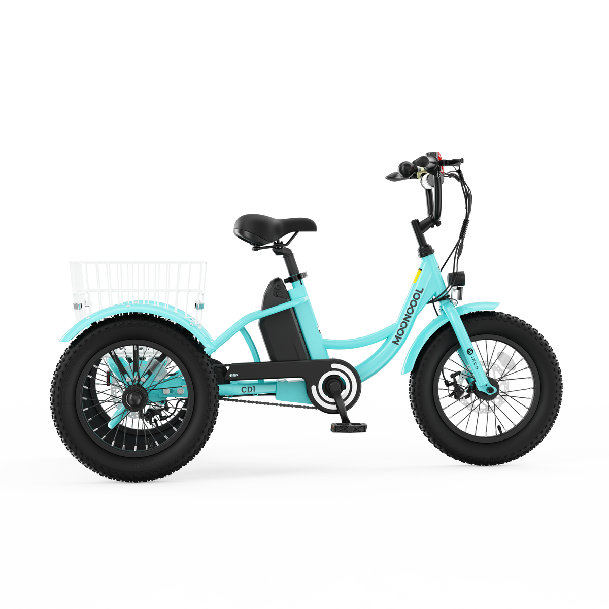 CD1 Electric Youth Trike - Cyan Green