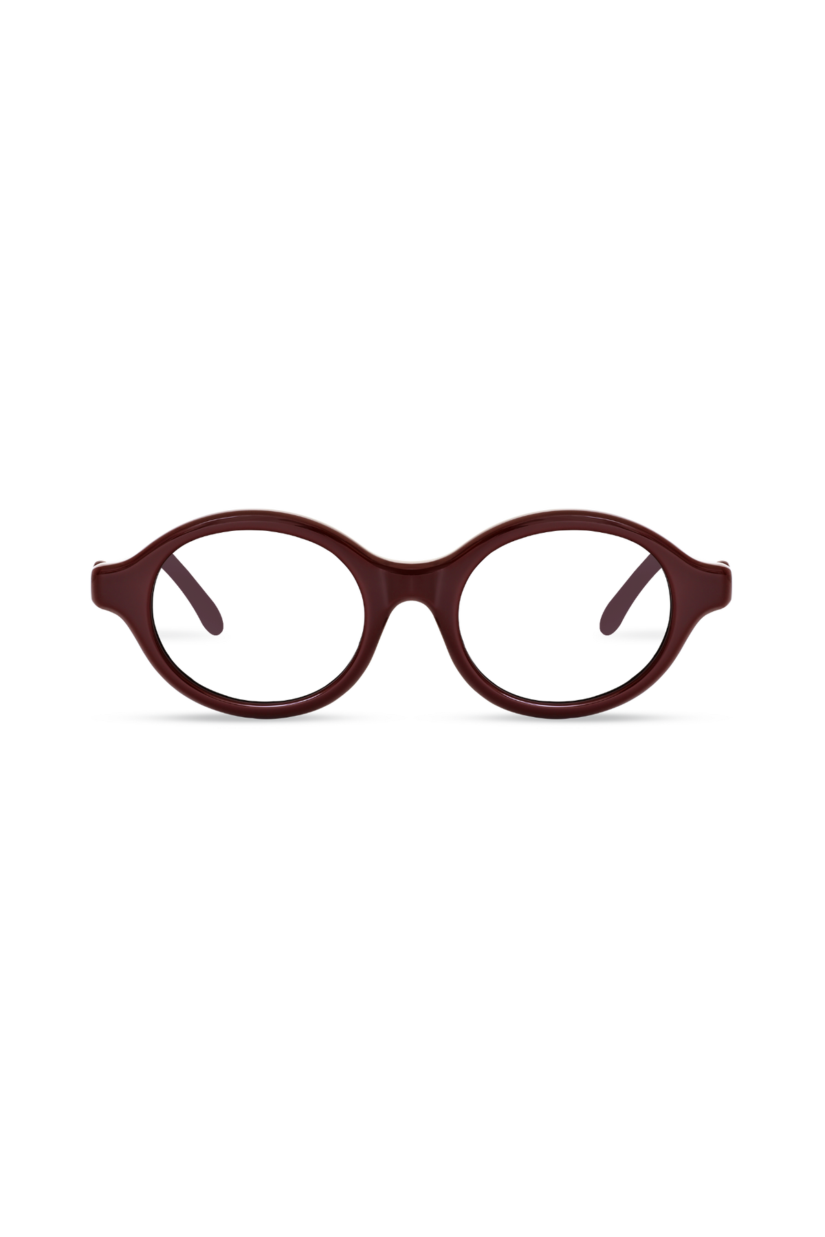 Aila Burgundy Frame Glasses