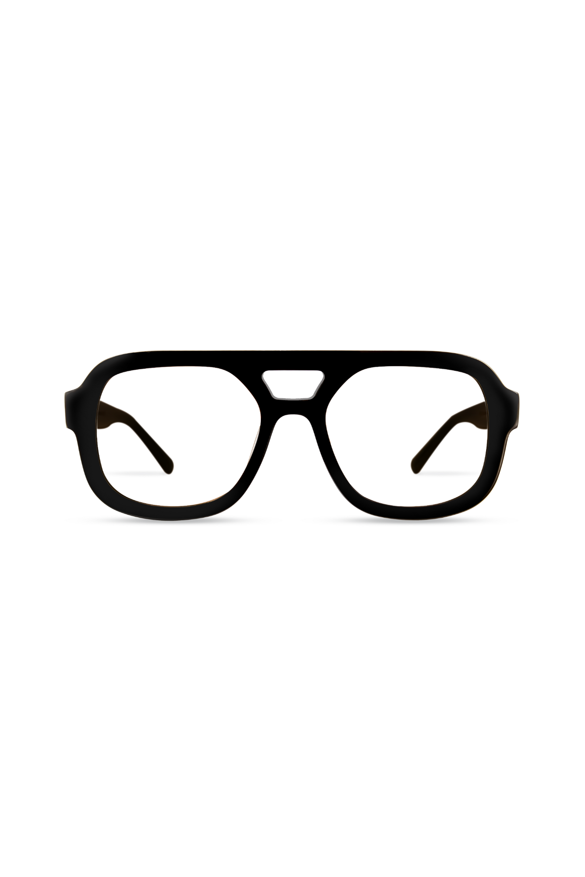 Flare Black Frame Glasses