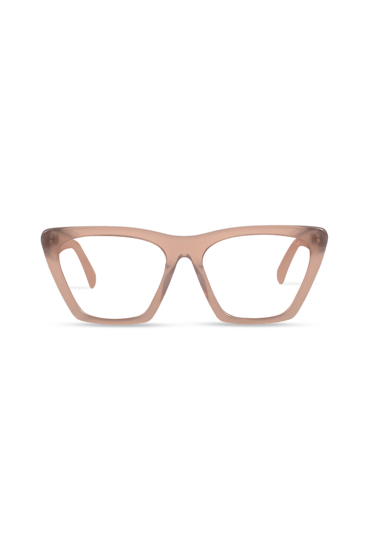 Gleam Milky Brown Frame Glasses