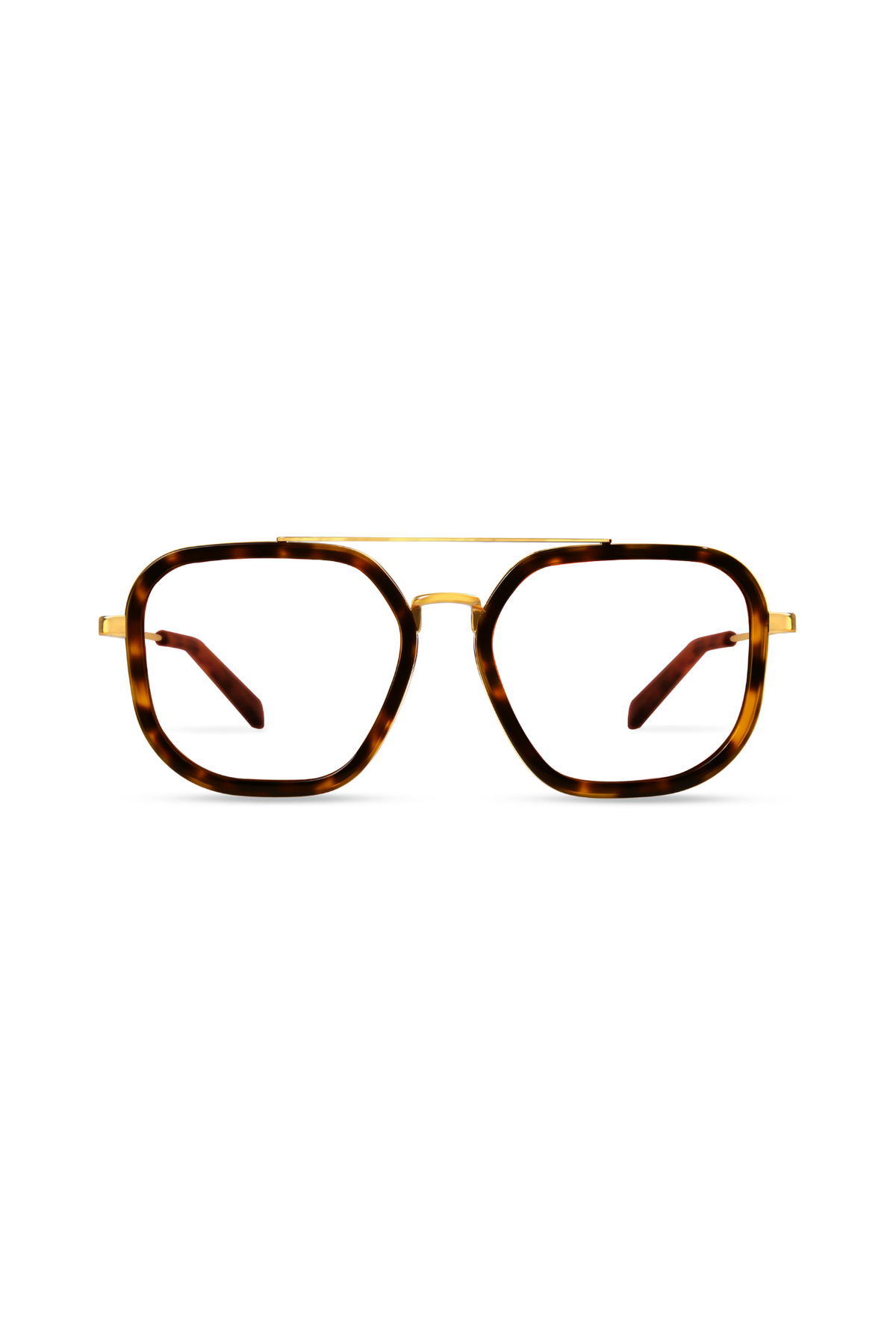 Halle Gold/Dark Tortoise Frame Glasses