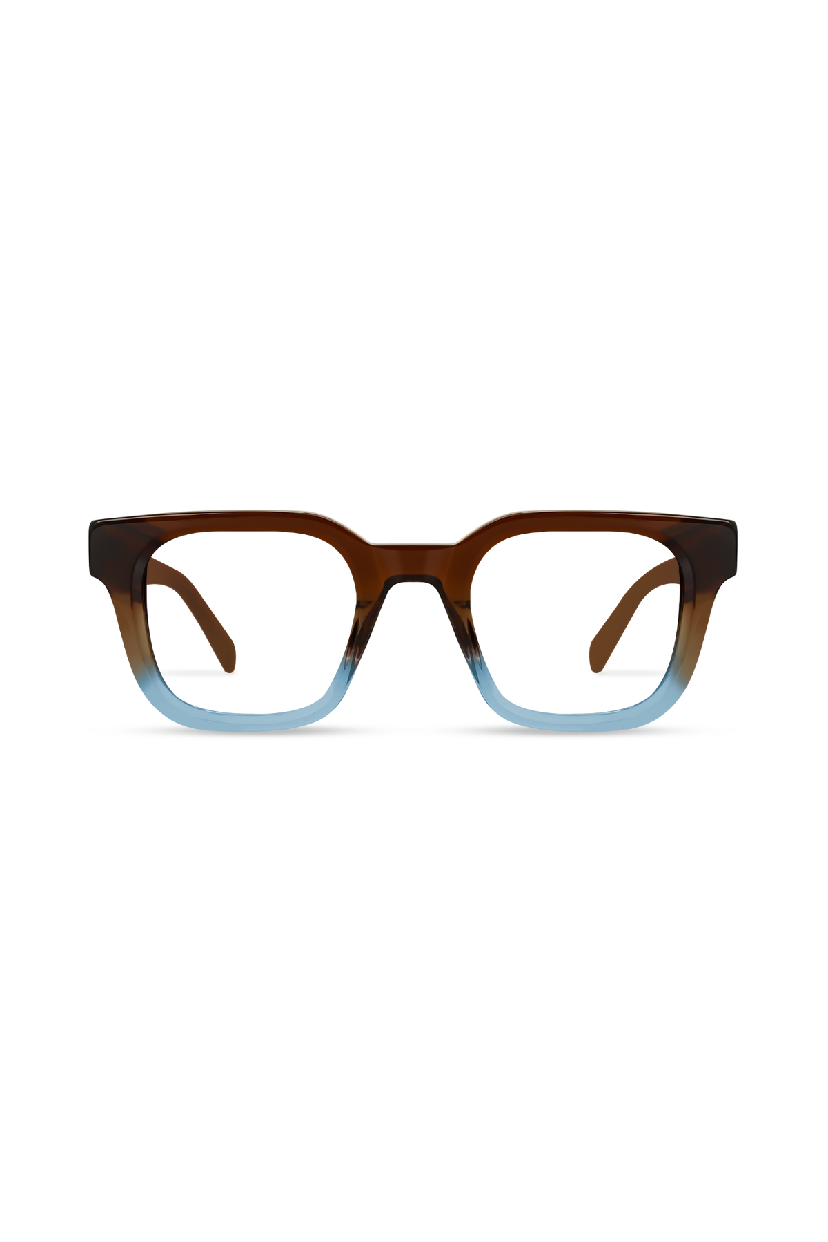 Marlo Brown Grey Gradient Frame Glasses