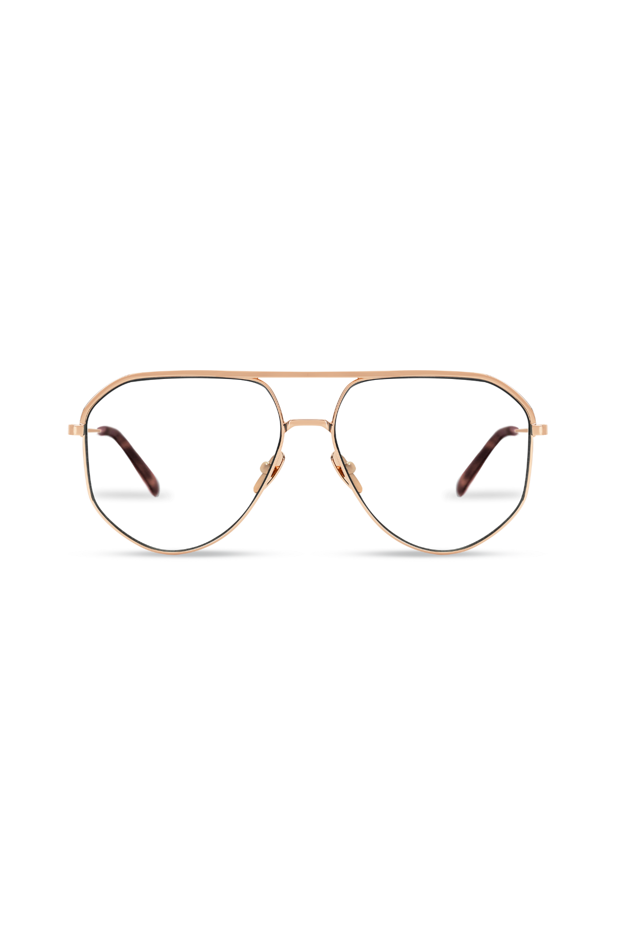 Nova Rose Gold/Pink Tortoise Frame Glasses