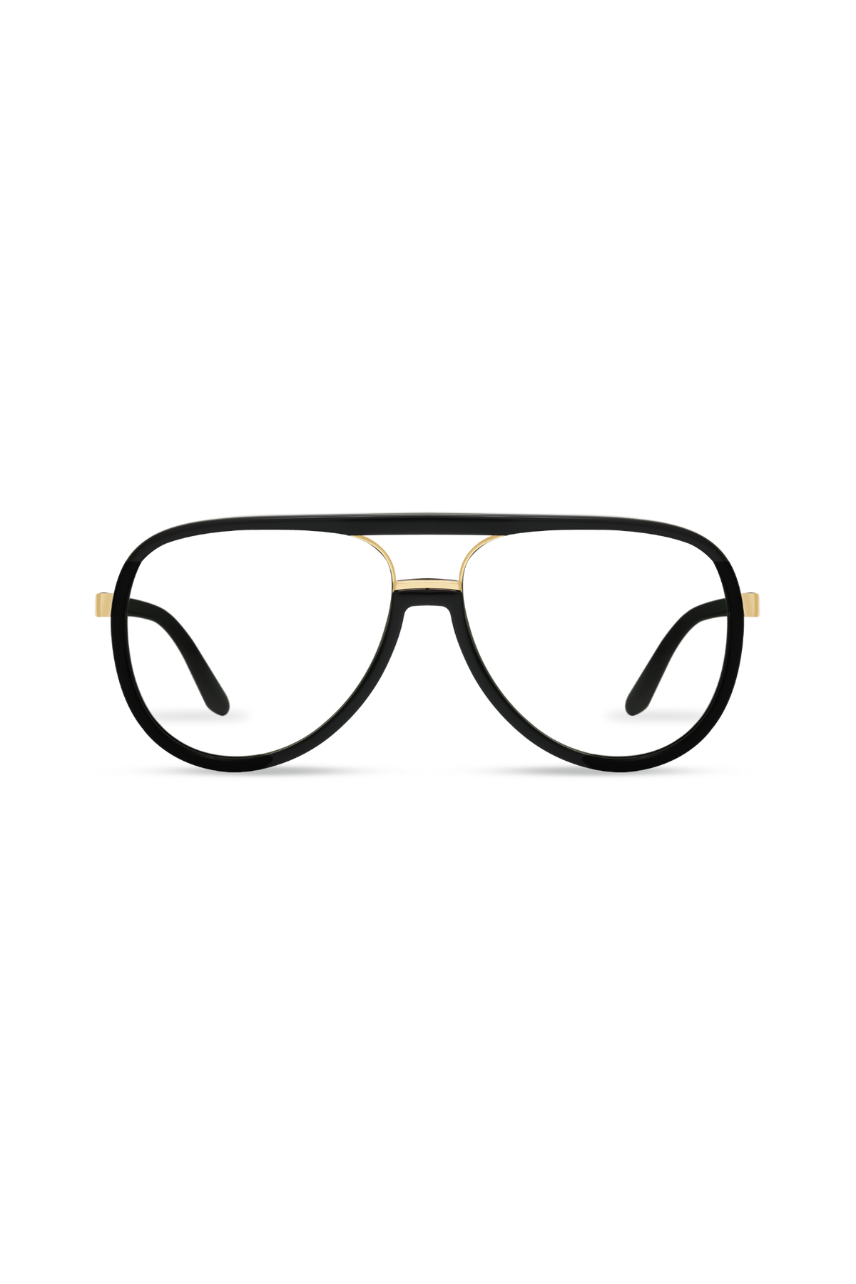 Orris Gold/Black Frame Glasses