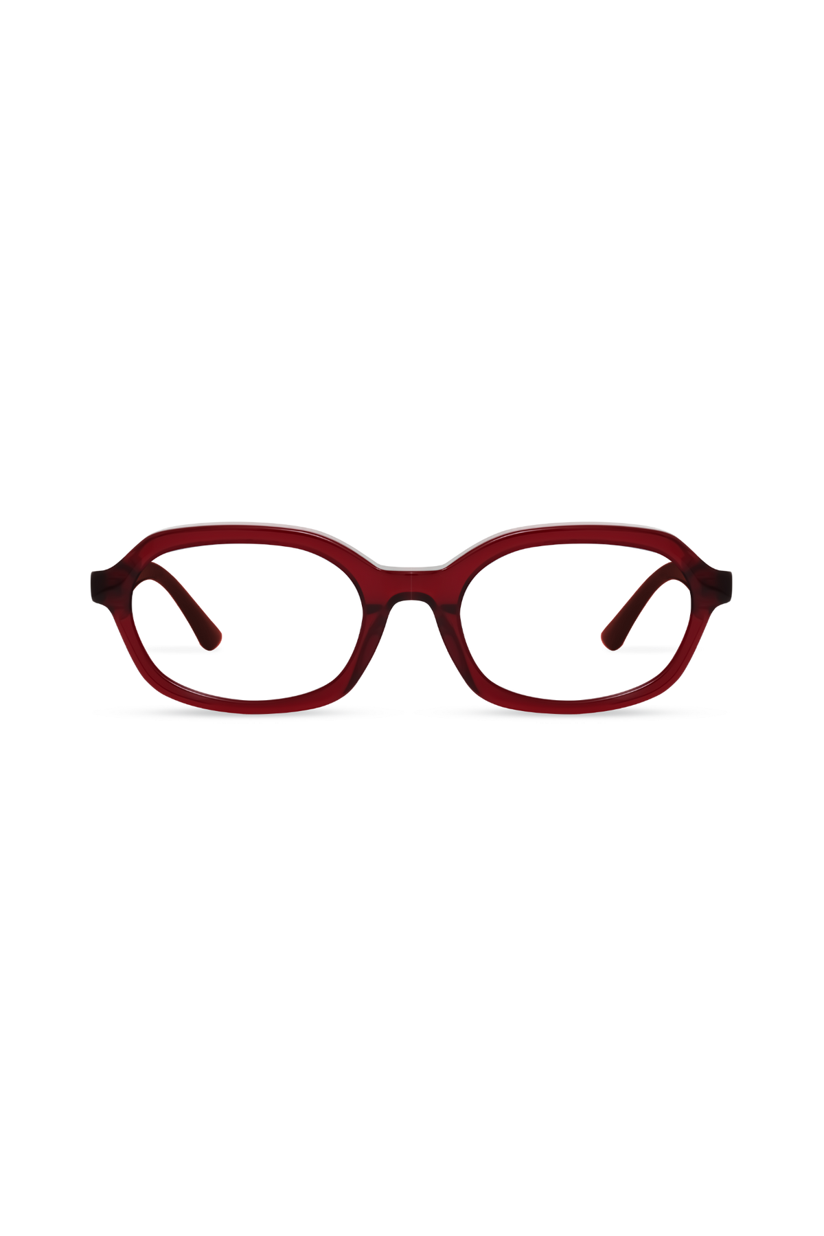 Rayna Crystal Red Frame Glasses