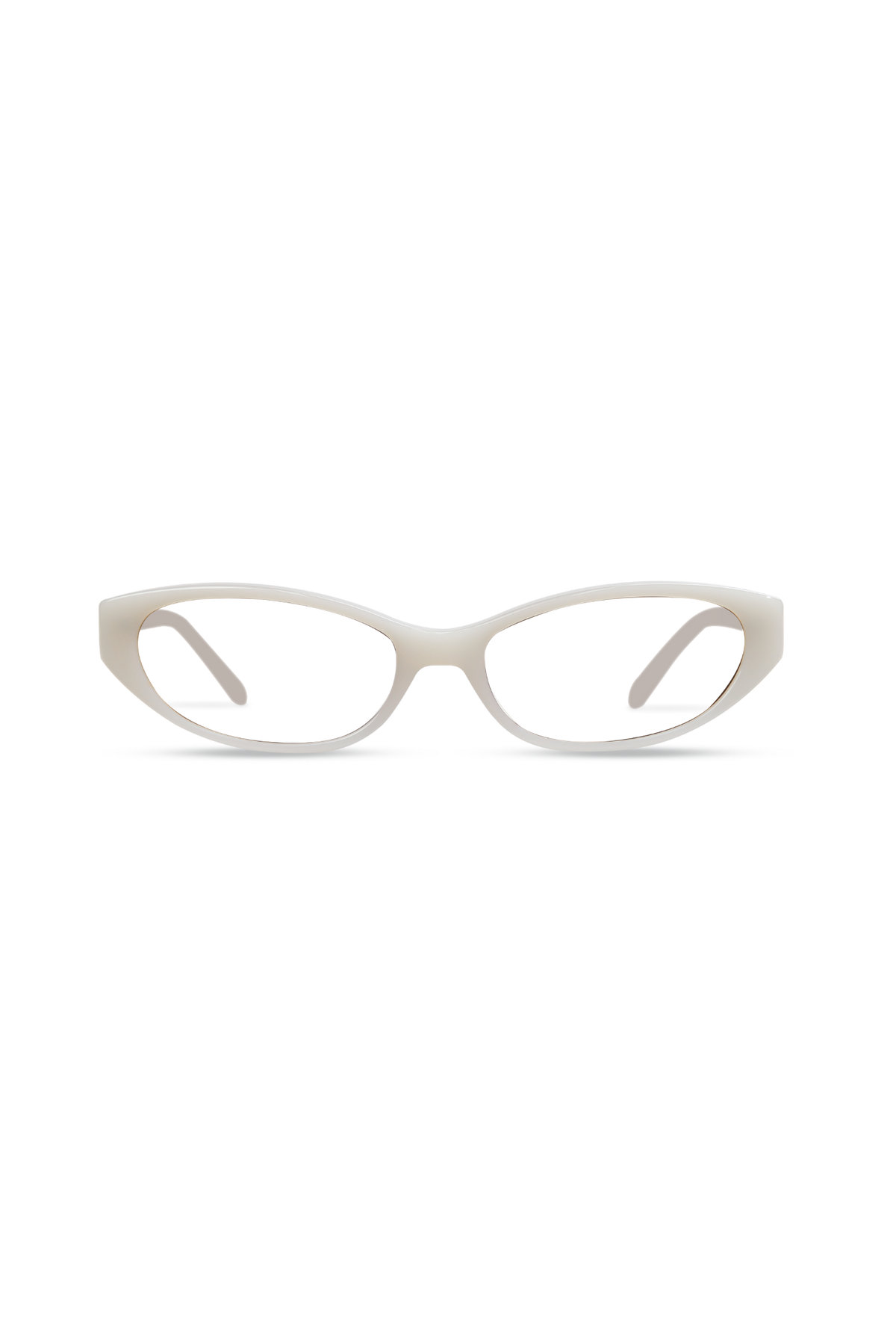 Sammi Milky White Frame Glasses