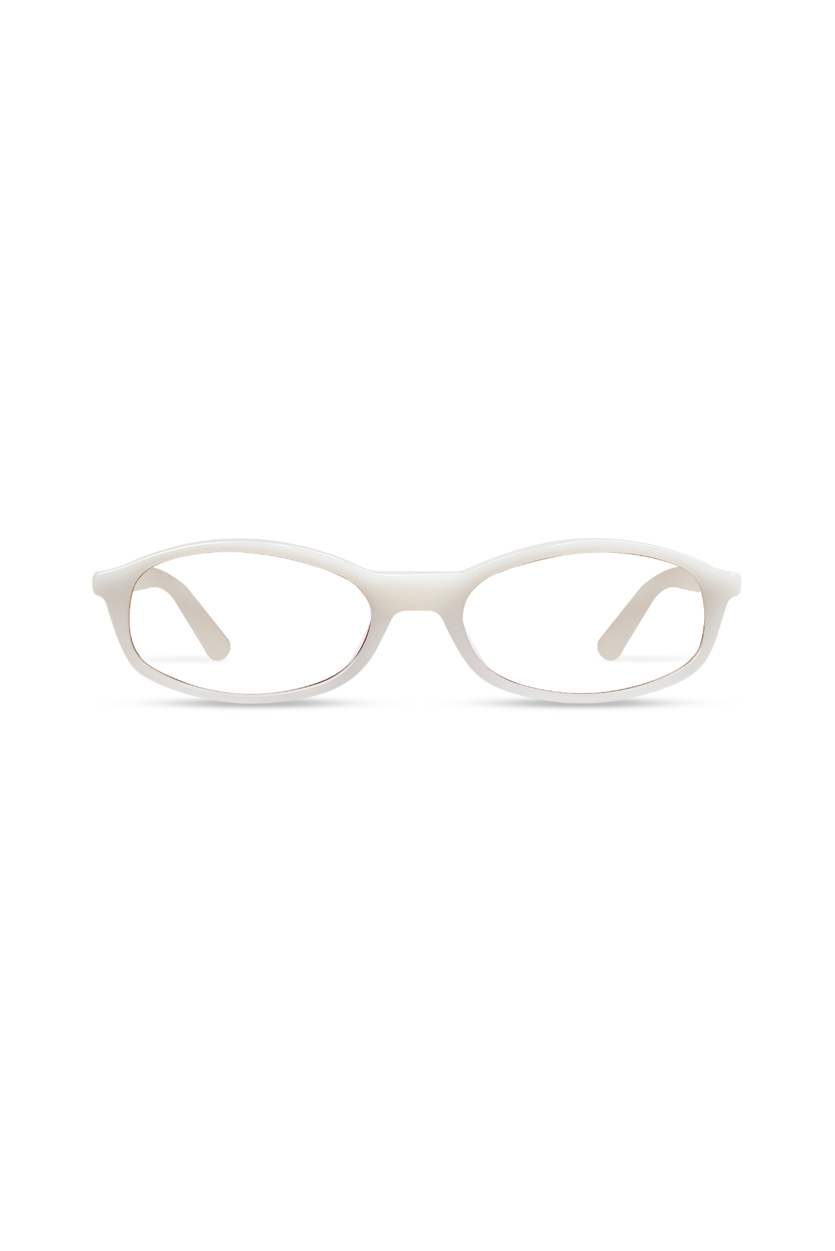Sundra Milky White Frame Glasses