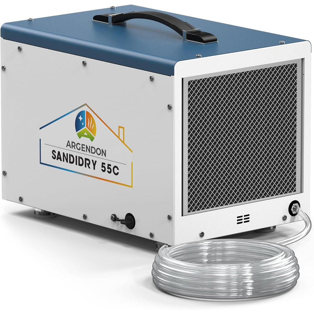 120-Pint Crawl Space Dehumidifier with Pump and Drain Hose | Argendon Sandidry 55C