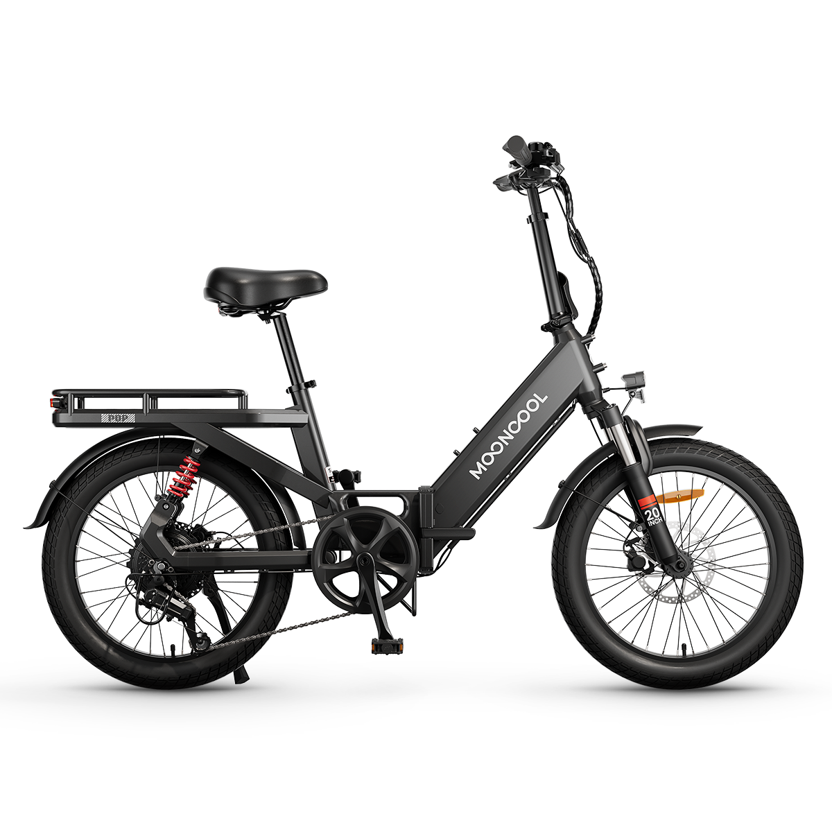 POP Folding Electric Bike - Cool Black-Matte