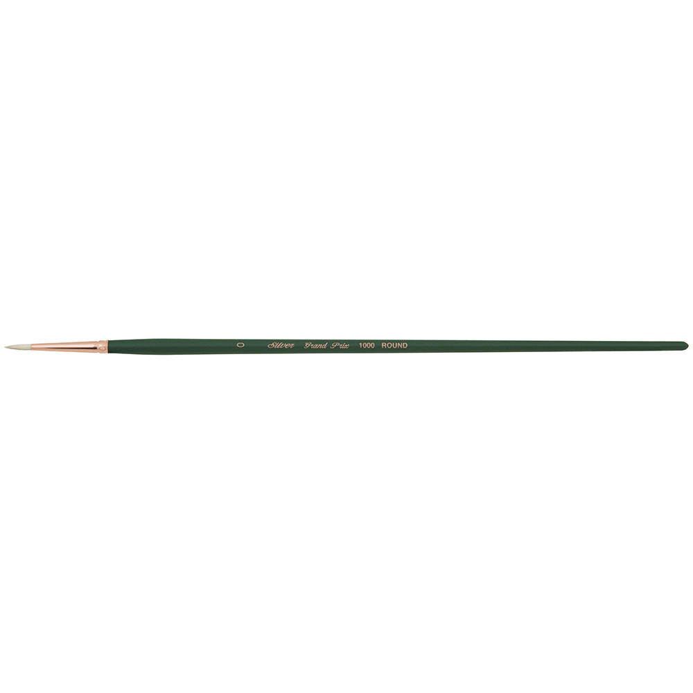Grand Prix® Round Paintbrush | Long Handle | 1000 - Size 0
