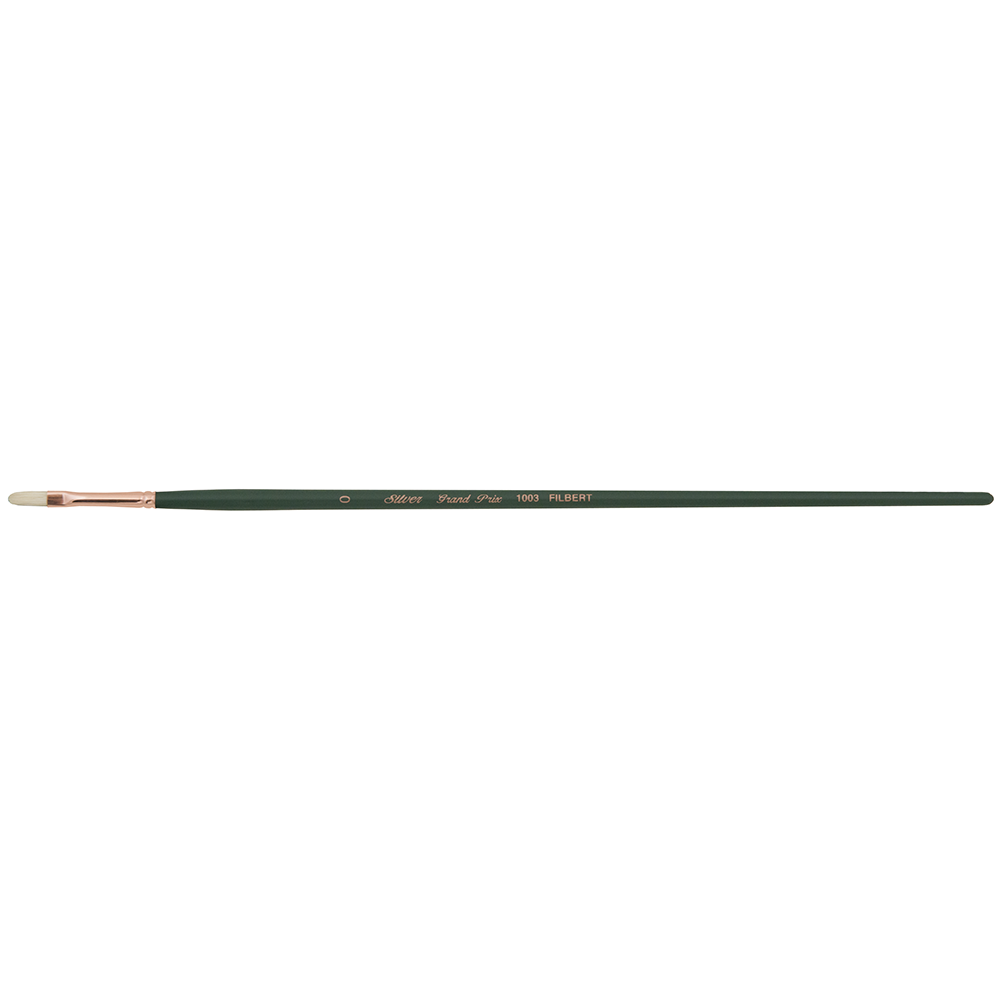 Grand Prix® Filbert Paintbrush | Long Handle | 1003 - Size 0