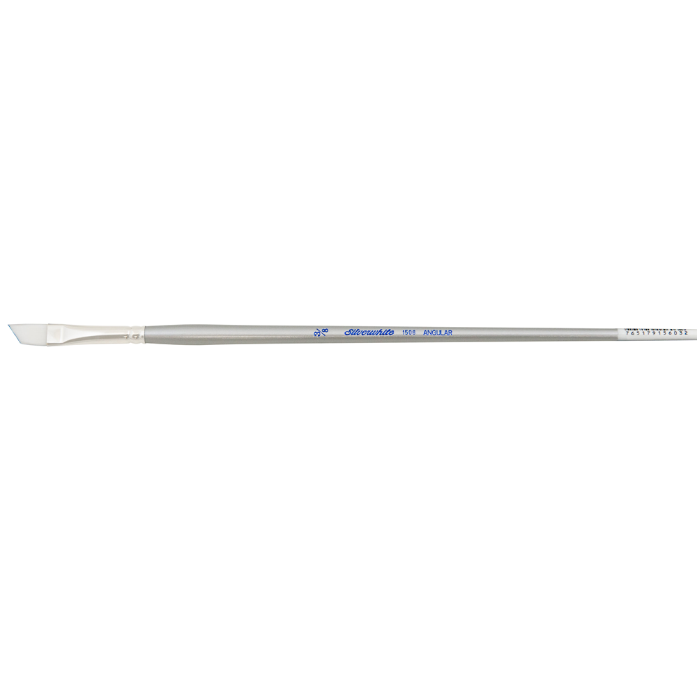 Silverwhite® Angle Paintbrush | Long Handle | 1506 - Size 3/8 in