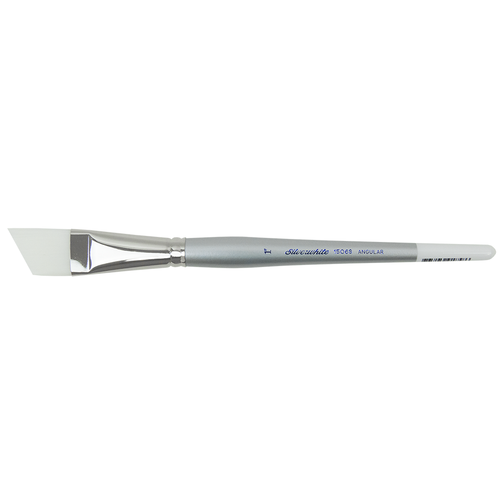 Silverwhite® Angle Paintbrush | Short Handle | 1506S - Size 1/4 In