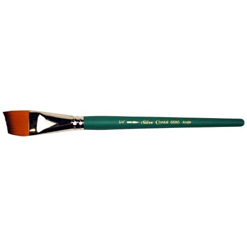 Crystal™ Angle Paintbrush | Short Handle | 6806S - Size 1/4 In