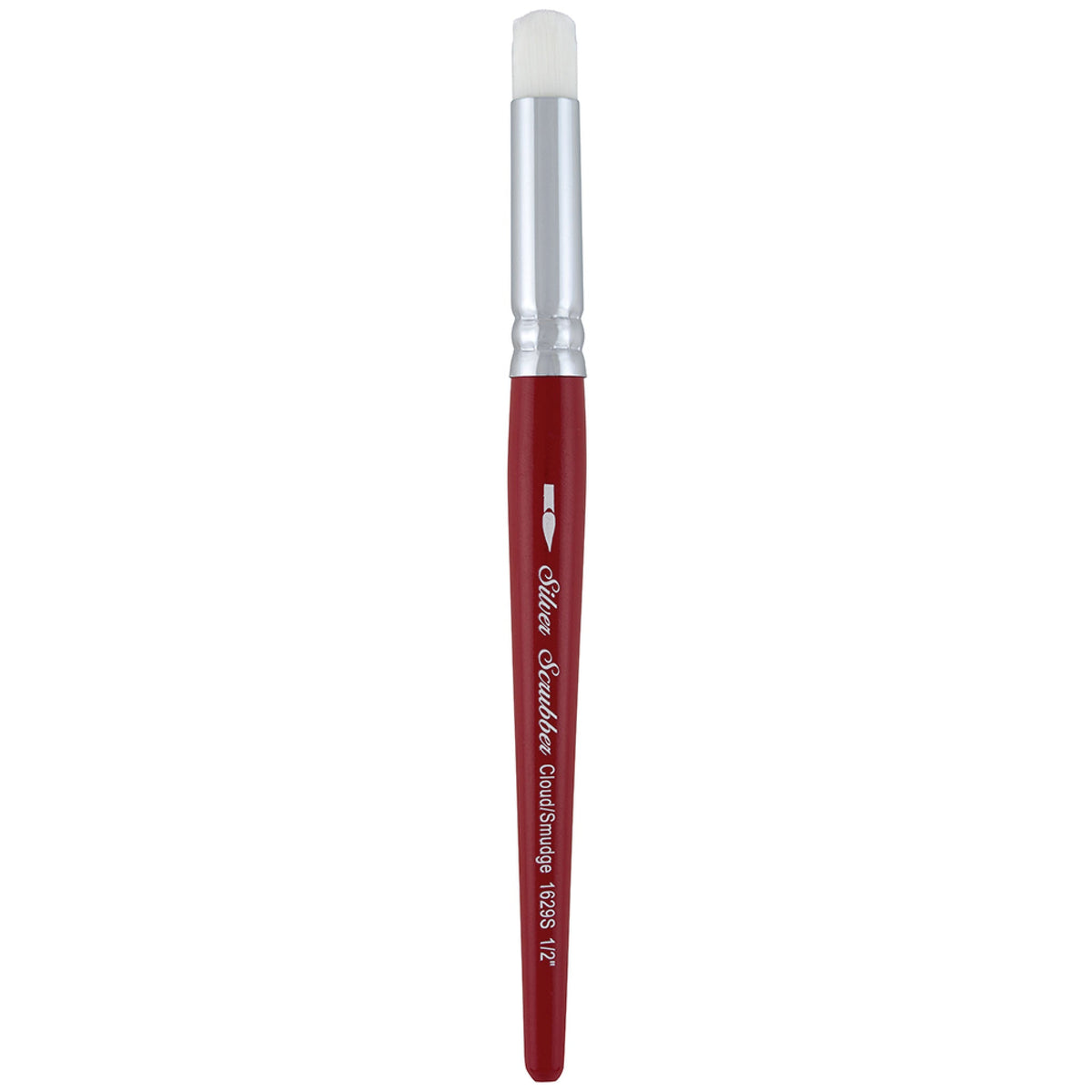 Silver Scrubber™ Cloud / Smudge Paintbrush | Short Handle | 1629S - Size 1/2 In