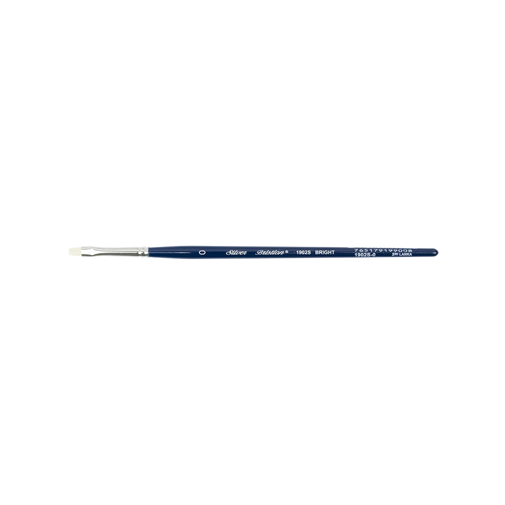Bristlon® Short Handle Bright Paintbrush | Short Handle | 1902S - Size 0