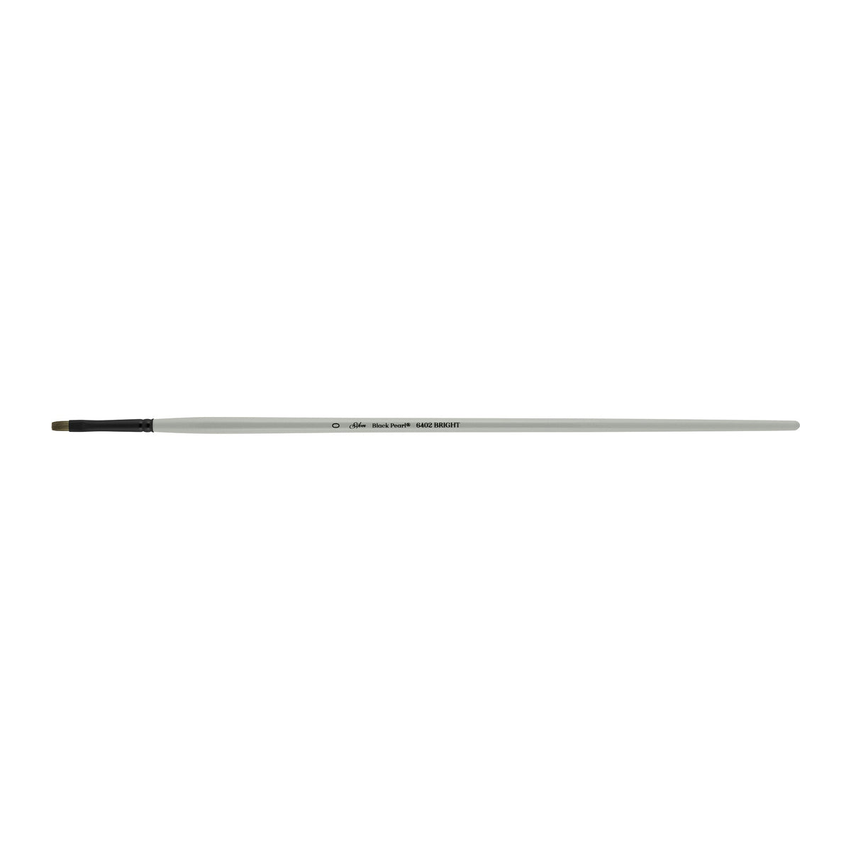 Black Pearl® Bright Paintbrush | Long Handle | 6402 - Size 0