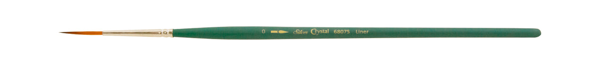 Crystal™ Script Liner Paintbrush | Short Handle | 6807S - Size 0