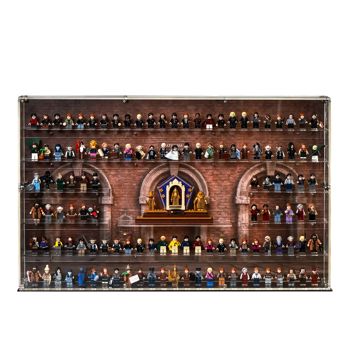 Wall Display Case for Up to 124 LEGO® Harry Potter™ Minifigures - Standard Dlsplay Editlon