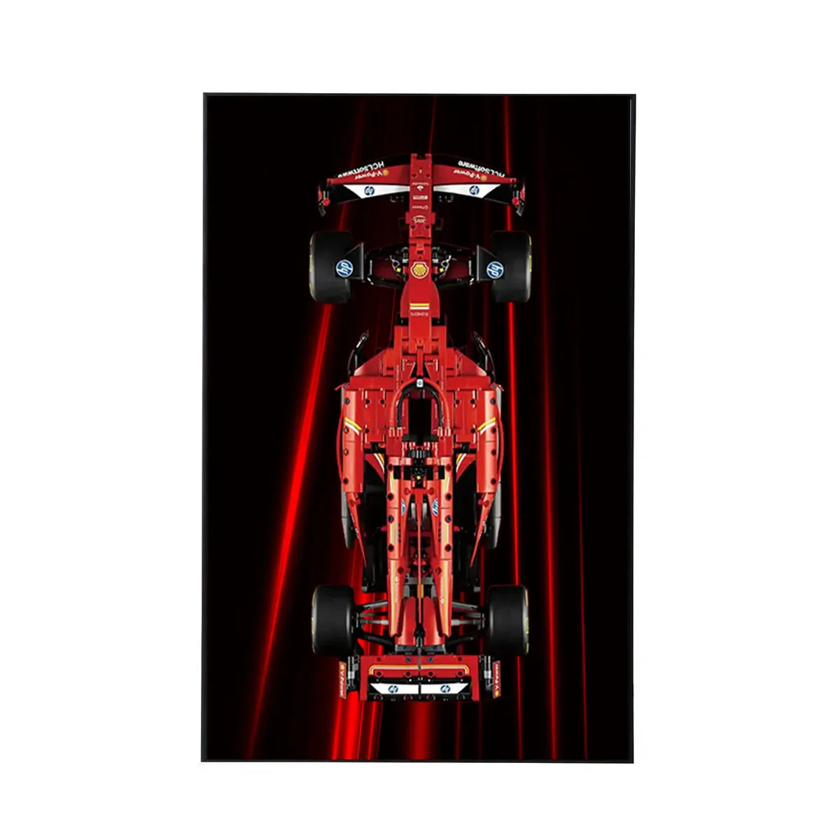 Wall Display Frame for LEGO® Ferrari F1 SF-24 42207 | Crimson Lines - Ferrari F1 SF-24 / Standard Display Edition