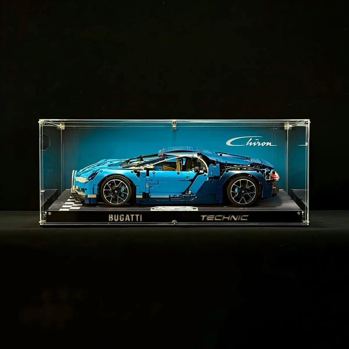 Premium Display Case for LEGO® Technic F1 Car - Bugatti Chiron 42083