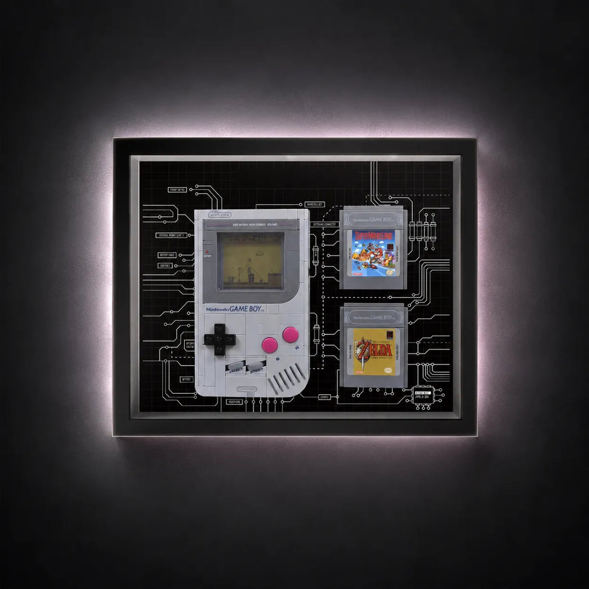 Wall Display Frame for LEGO® Game Boy™ 72046 - Game Boy