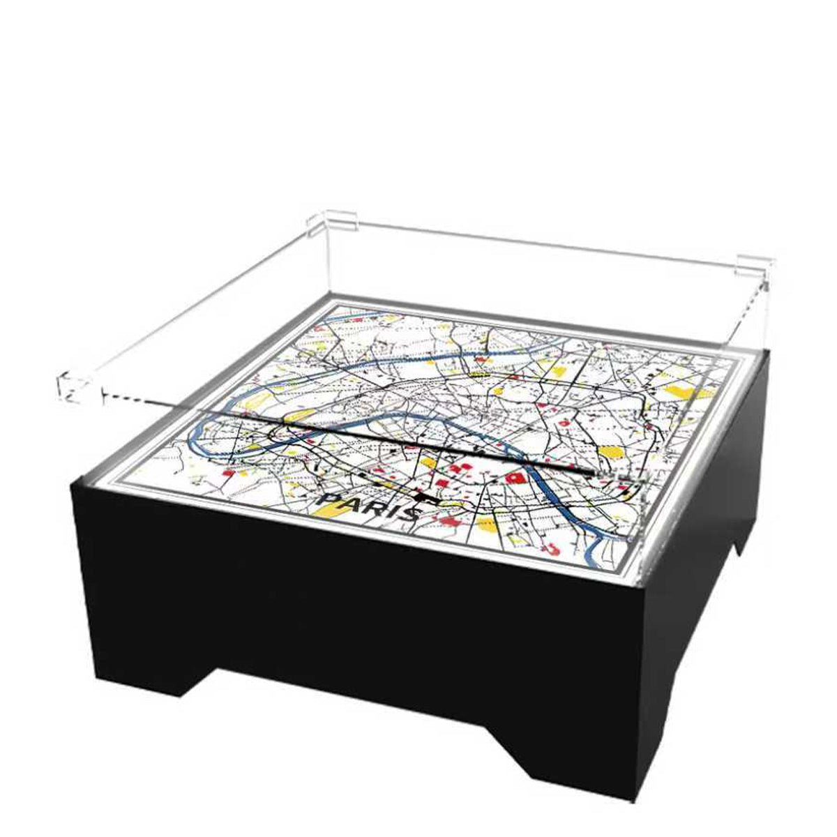 Floating Display Stand for LEGO® Eiffel Tower 10307 with LED Lights - Eiffel Tower / LED Standard