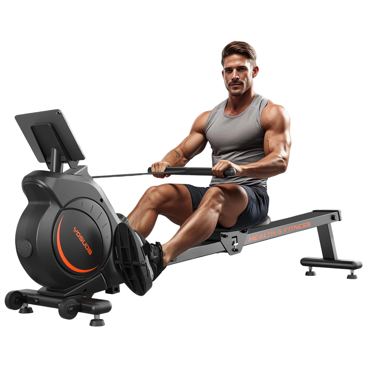 FED Fitness Yosuda Series RM2 Magnetic Rowing Machine Classic - H-181
