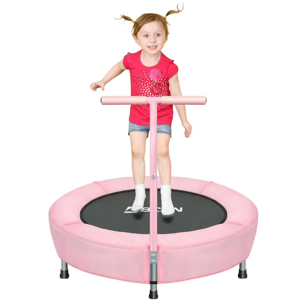 FED Fitness Bcan Series SP1 Toddler Mini Spring Trampoline 36" - Pink