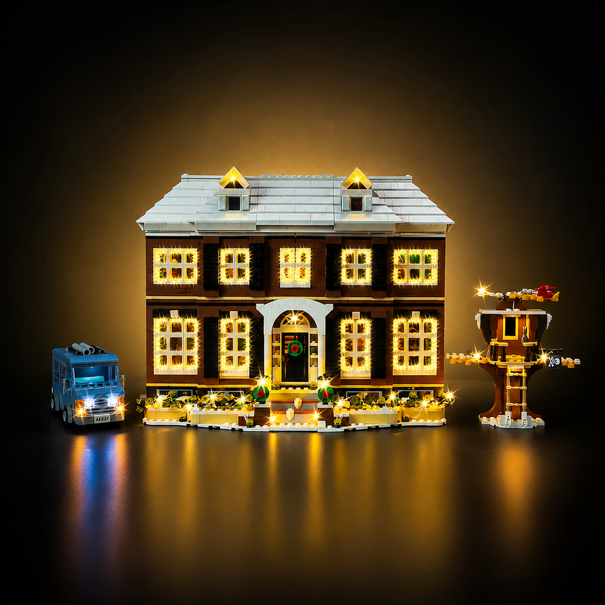 Light Kit Compatible with LEGO® Ideas Home Alone Set #21330