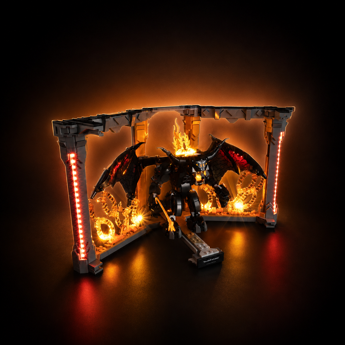 Light Kit For LEGO® The Lord of the Rings: Balrog Book Nook #10367 - Classic Version