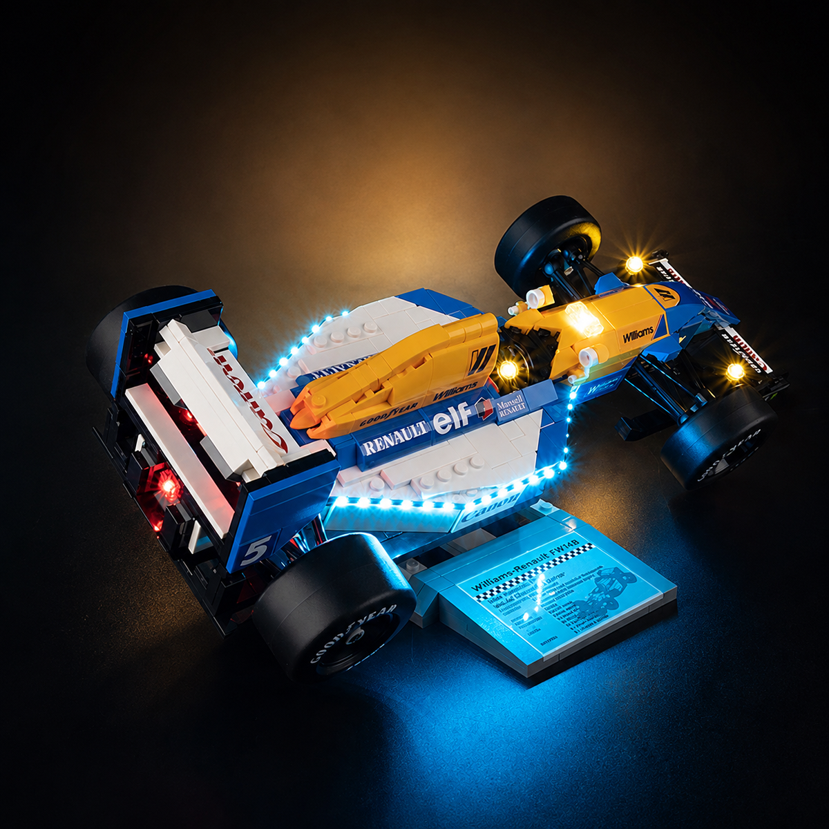 Light Kit For LEGO® Williams Racing FW14B Nigel Mansell #10353 - Classic Version