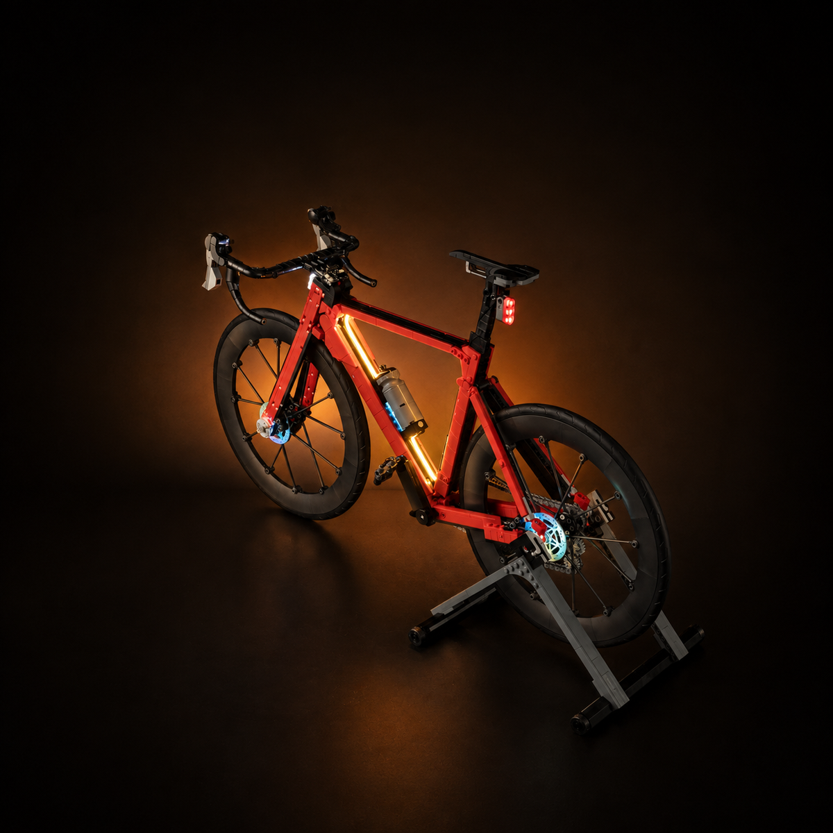 Light Kit Compatible with LEGO® Road Bike Set 11380 - Touch Version