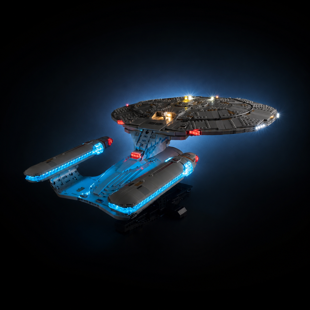 Light Kit Compatible with LEGO® Star Trek: U.S.S. Enterprise NCC-1701-D™ Set 10356 - Touch Version