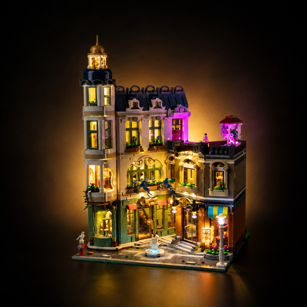 Light Kit Compatible with LEGO® Shopping Street Set 11371