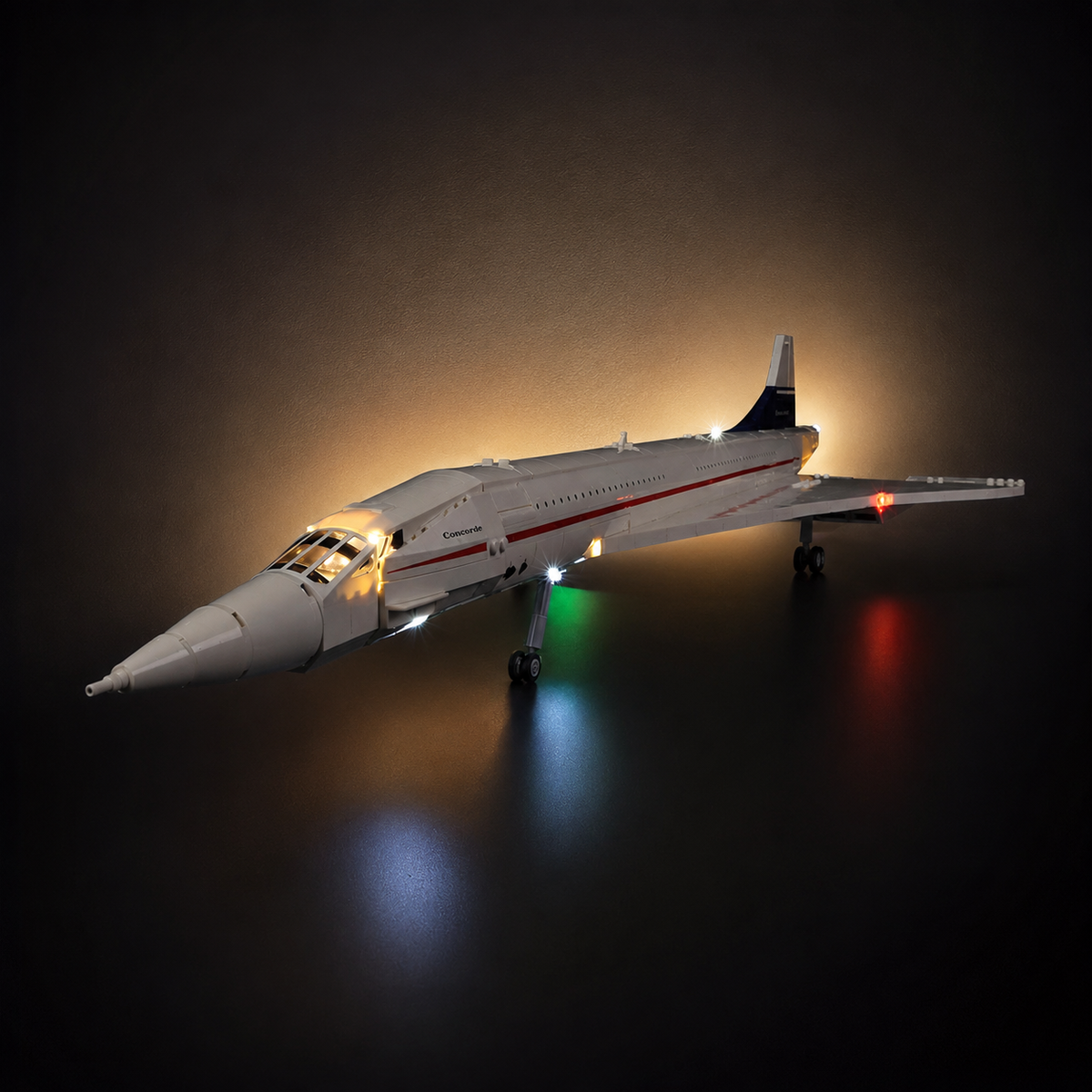 Light Kit Compatible with LEGO® Concorde Set 10318 - Classic Version