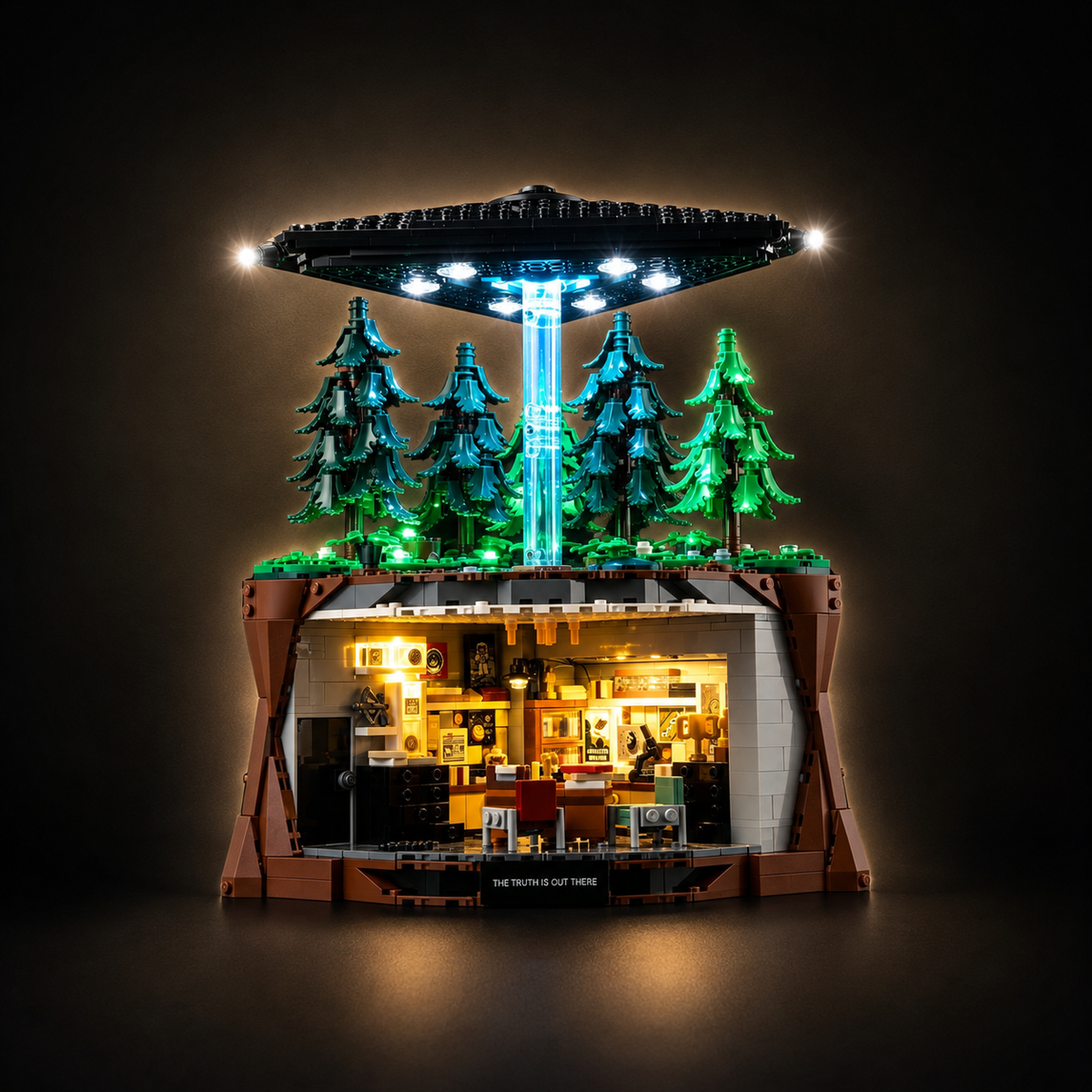 Light Kit Compatible with LEGO® The X-Files Set 21369 - Touch Version