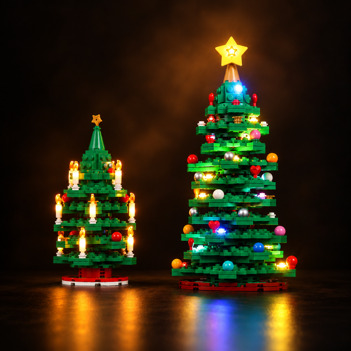 Light Kit Compatible with LEGO® Christmas Tree Set 40573 - Classic Version