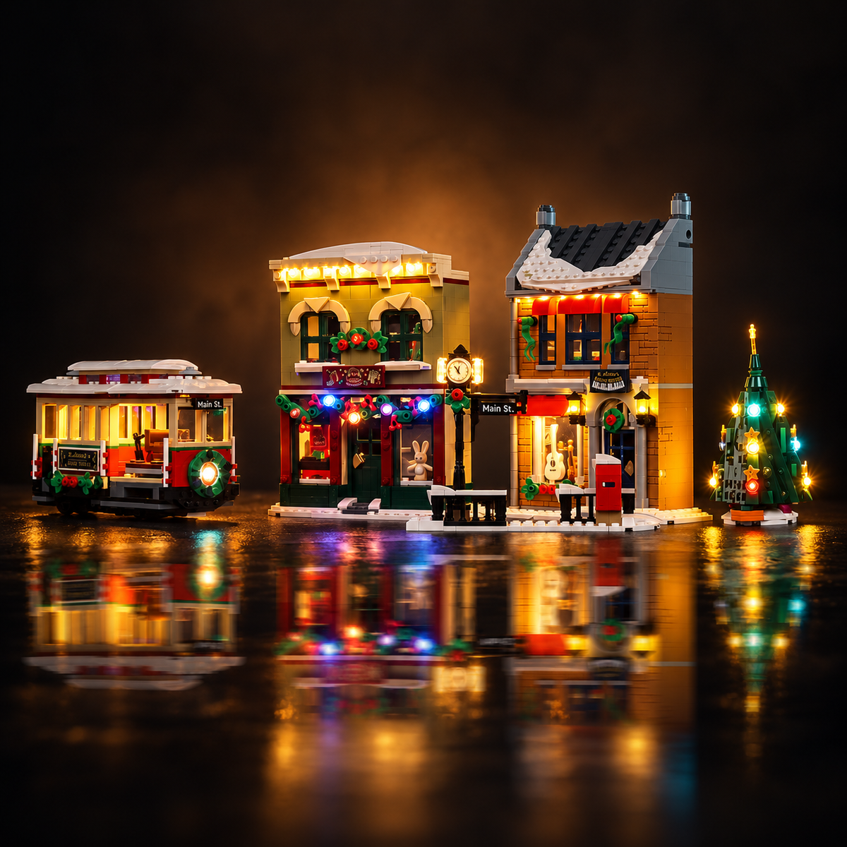 Light Kit Compatible with LEGO® Holiday Main Street Set 10308 - Classic Version