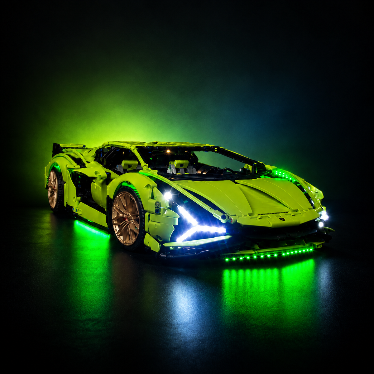 Light Kit Compatible with LEGO® Lamborghini Sián FKP 37 Set 42115 - Classic Light Kit