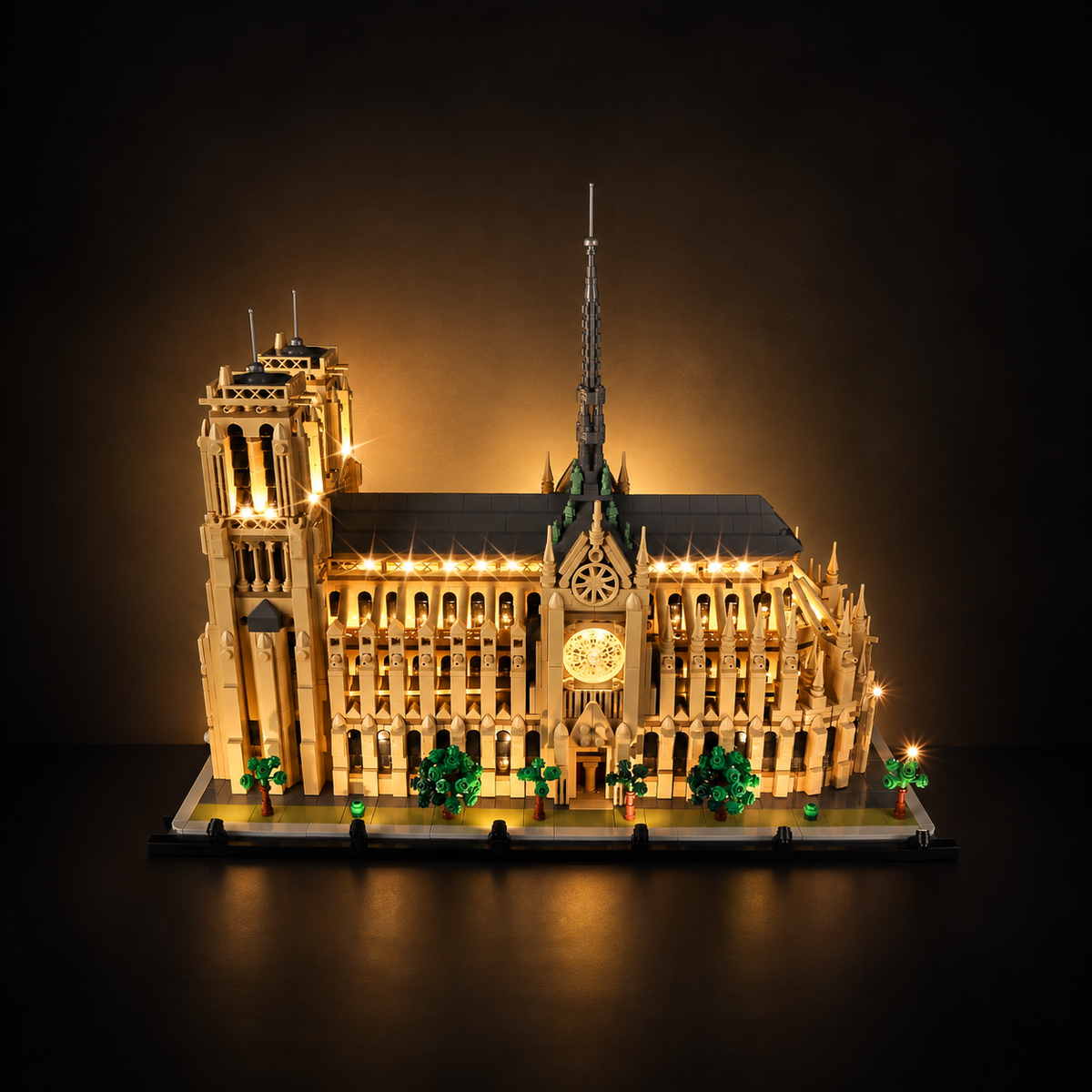Light Kit Compatible with LEGO® Notre-Dame de Paris Set 21061 - Classic Version