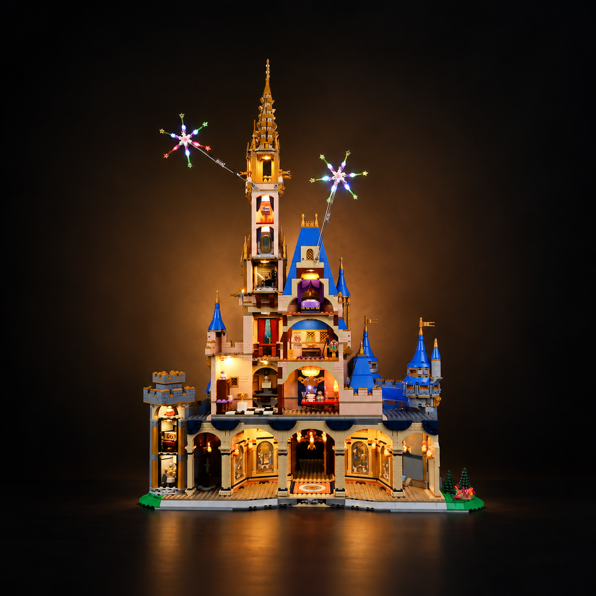 Light Kit Compatible with LEGO® Disney™ Castle Set 43222 - Classic Version