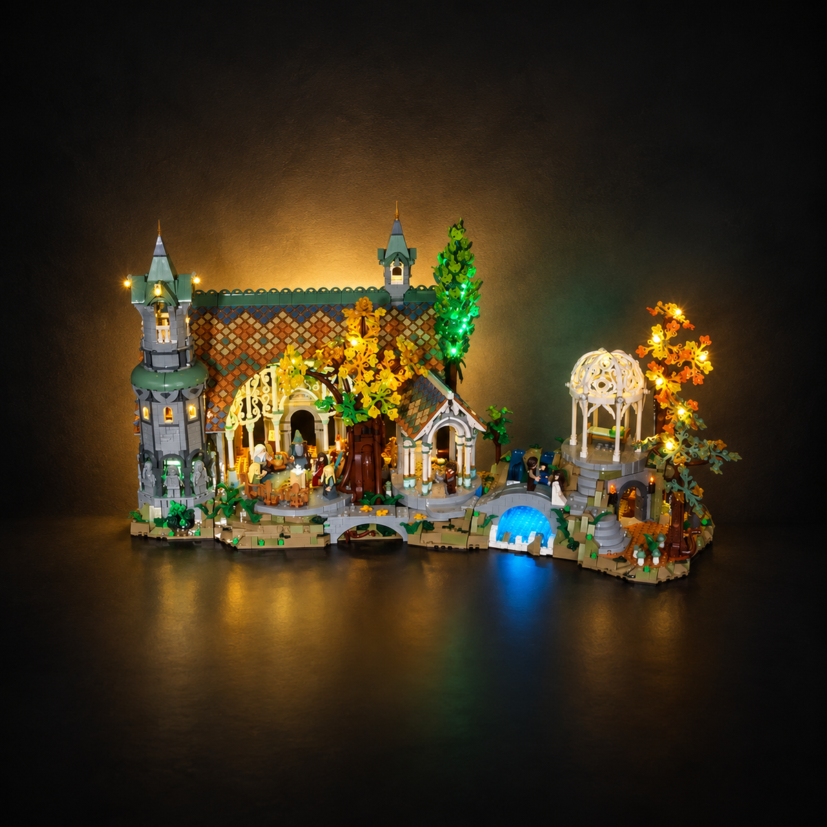 Light Kit Compatible with LEGO® The Lord of the Rings: Rivendell™ Set 10316 - Classic Version